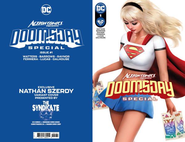 ACTION COMICS PRESENTS DOOMSDAY SPECIAL #1 NATHAN SZERDY EXCLUSIVE VARIANT (8/29/2023) SHIPS 9/29/2023 BACKISSUE