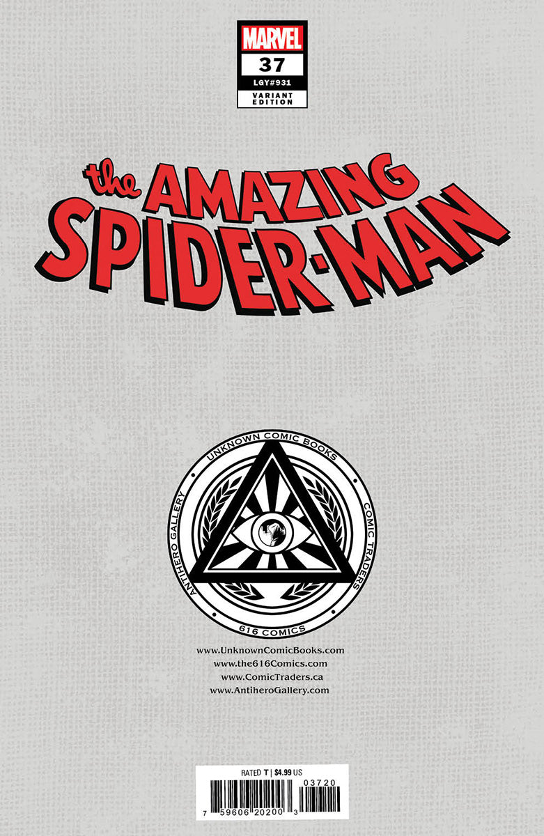 AMAZING SPIDER-MAN 37 NATHAN SZERDY EXCLUSIVE VARIANT 2 PACK (11/8/2023) SHIPS 12/8/2023 BACKISSUE