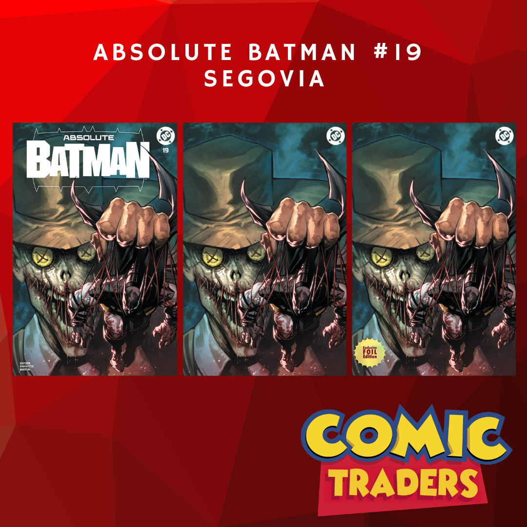 ABSOLUTE BATMAN #19 STEPHEN SEGOVIA EXCLUSIVE VARIANT 3 PACK (4/8/2026
