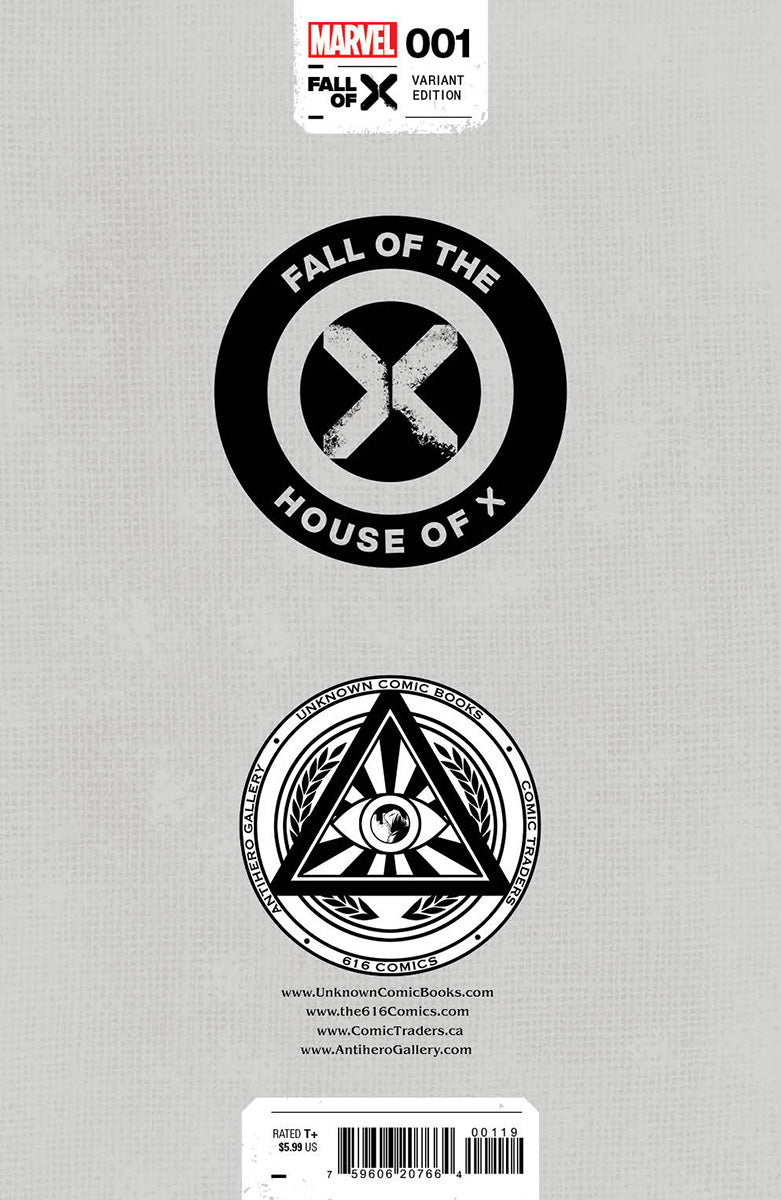 FALL OF THE HOUSE OF X 1 NATHAN SZERDY EXCLUSIVE VARIANT 2 PACK (1/3/2024) SHIPS 2/3/2024 BACKISSUE