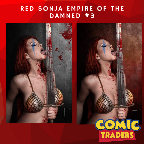 RED SONJA EMPIRE DAMNED #3 JAY FERGUSON EXCLUSIVE VARIANT 2 PACK (6/12/2024) SHIPS 7/12/2024