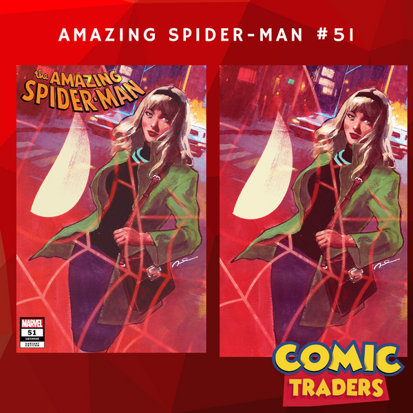 AMAZING SPIDER-MAN #51 GERALD PAREL EXCLUSIVE VARIANT 2 PACK (6/5/2024) SHIPS 7/5/2024