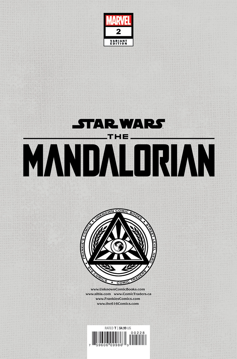 STAR WARS: THE MANDALORIAN 2 TODD NAUCK EXCLUSIVE VIRGIN VARIANT (8/17/2022) SHIPS 9/7/2022 BACKISSUE