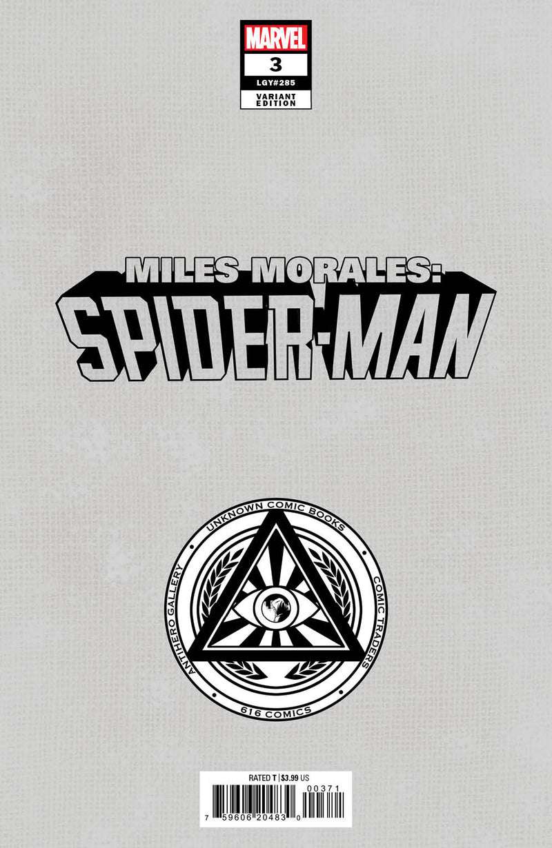 MILES MORALES: SPIDER-MAN 3 IVAN TAO EXCLUSIVE VARIANT (2/1/2023) SHIPS 2/22/2023 BACKISSUE