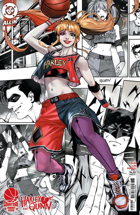 HARLEY QUINN #49 CVR D DERRICK CHEW COURTSIDE CARD STOCK VAR (3/26/2025)