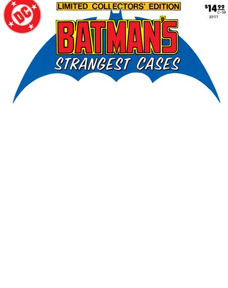 LIMITED COLLECTORS EDITION #59 BATMANS STRANGEST CASES FACSIMILE EDITION CVR C BLANK VAR (3/26/2025)