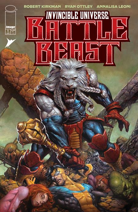 INVINCIBLE UNIVERSE BATTLE BEAST #1 CVR B DAVD FINCH VAR (4/23/2025)