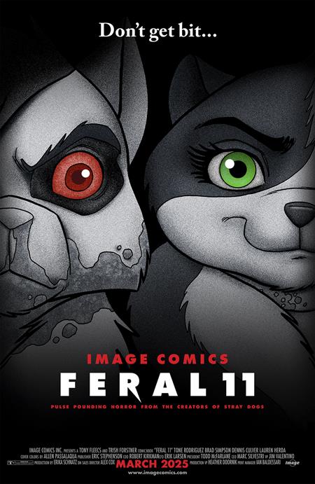 FERAL #11 CVR B TRISH FORSTNER & ALLEN PASSALAQUA HOMAGE VAR (3/26/2025)