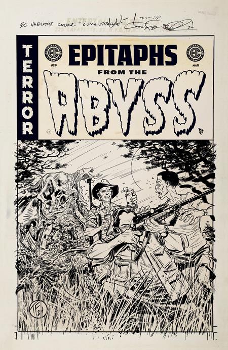 EC EPITAPHS FROM THE ABYSS #9 (OF 12) CVR D INC 1:20 TOM FOWLER B&W ARTIST EDITION VAR (3/19/2025)