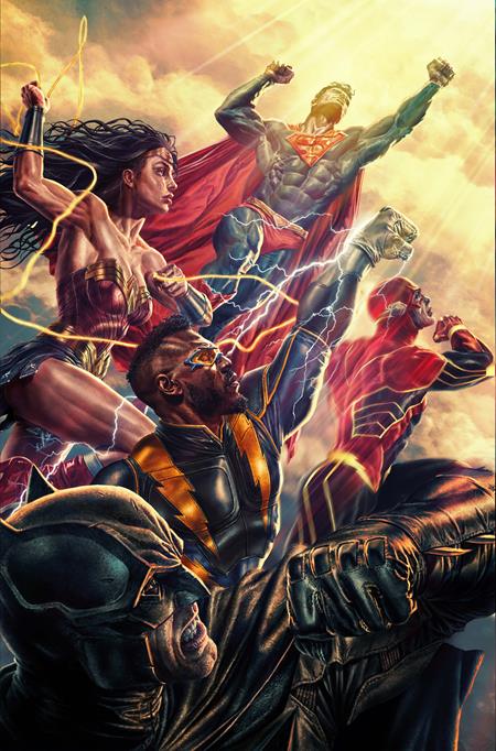 JUSTICE LEAGUE UNLIMITED #6 CVR B LEE BERMEJO CARD STOCK VAR (WE ARE YESTERDAY) (4/23/2025)