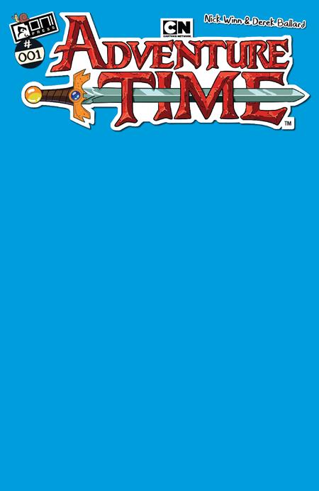 ADVENTURE TIME (2025) #1 CVR F FINN BLUE SKETCH VAR (4/9/2025)