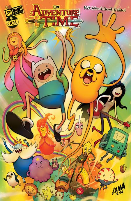 ADVENTURE TIME (2025) #1 CVR G DAVID NAKAYAMA GOLD FOIL VAR (4/9/2025)