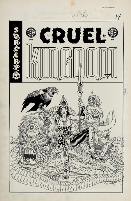 EC CRUEL KINGDOM #4 (OF 4) CVR D INC 1:20 ADAM POLLINA B&W ARTIST EDITION VAR (4/2/2025)