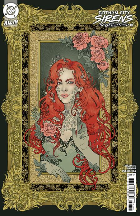GOTHAM CITY SIRENS UNFIT FOR ORBIT #1 (OF 5) CVR F INC 1:25 HELEN MASK CARD STOCK VAR (7/2/2025)