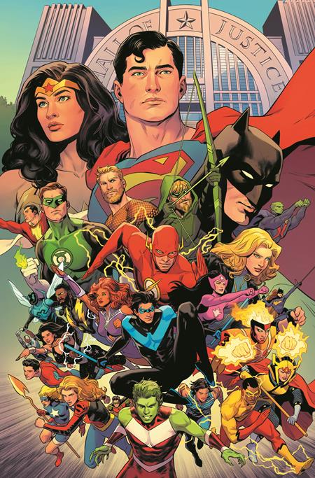 JUSTICE LEAGUE UNLIMITED #9 CVR D TRAVIS MOORE CARD STOCK VAR (WE ARE YESTERDAY) (7/23/2025)