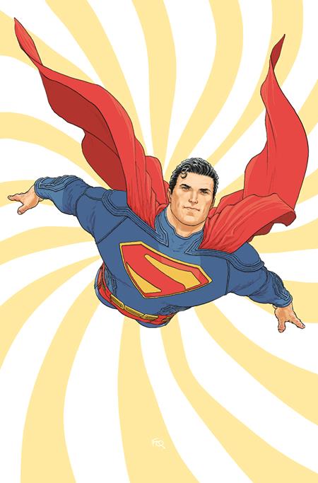 JUSTICE LEAGUE UNLIMITED #9 CVR F FRANK QUITELY SUPERMAN MOVIE CARD STOCK VAR (WE ARE YESTERDAY) (7/23/2025)