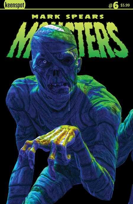 MARK SPEARS MONSTERS #6 CVR B MARK SPEARS THE CURSED MUMMY VAR (7/30/2025)