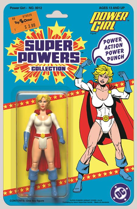 POWER GIRL #12 CVR D JASON GEYER & ALEX SAVIUK DC SUPER POWERS CARD STOCK VAR (8/28/2024)
