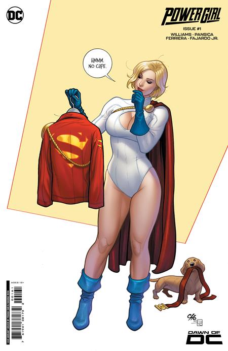 POWER GIRL #1 CVR G INC 1:50 FRANK CHO CARD STOCK VAR (9/26/2023) SHIPS 10/26/2023