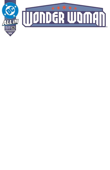 WONDER WOMAN #25 CVR F BLANK CARD STOCK VAR (9/17/2025)