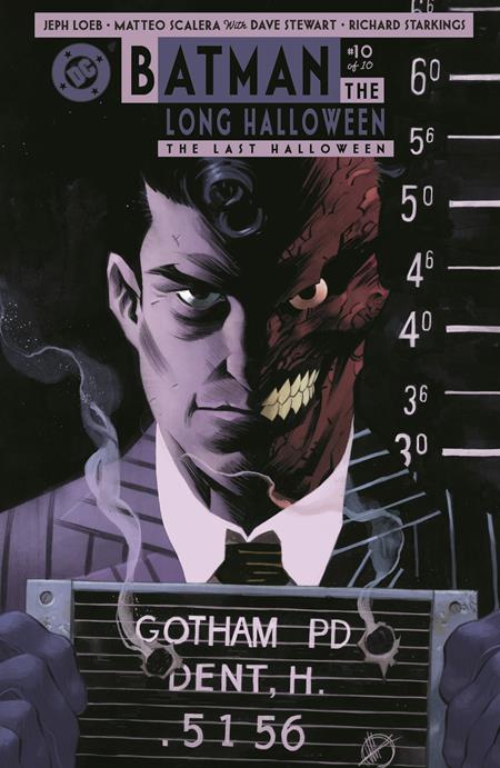 BATMAN THE LONG HALLOWEEN THE LAST HALLOWEEN #10 (OF 10) CVR B MATTEO SCALERA CARD STOCK VAR (9/24/2025) DELAYED 10/22/2025