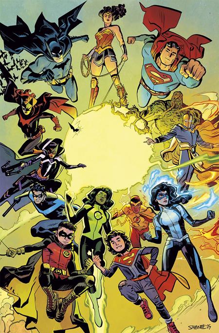 NEW HISTORY OF THE DC UNIVERSE #4 (OF 4) CVR A CHRIS SAMNEE (9/24/2025) DELAYED 10/1/2025