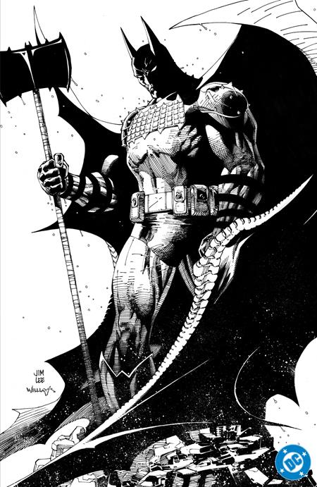 ABSOLUTE BATMAN #1 CVR H INC 1:100 JIM LEE BLACK & WHITE CARD STOCK VAR (10/9/2024) SHIPS 11/9/2024