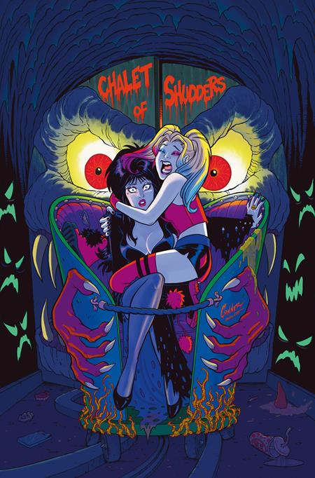 HARLEY QUINN X ELVIRA #1 CVR R INC 1:20 AMANDA CONNER FOIL VIRGIN VAR (10/1/2025)