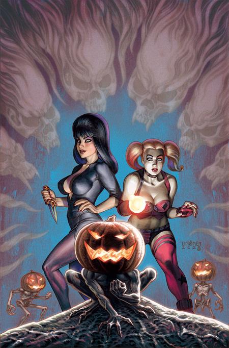 HARLEY QUINN X ELVIRA #1 CVR T INC 1:30 JOSEPH MICHAEL LINSNER VIRGIN VAR (10/1/2025)