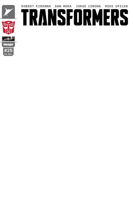 TRANSFORMERS #25 CVR G BLANK SKETCH AUTOBOT VAR (10/8/2025)