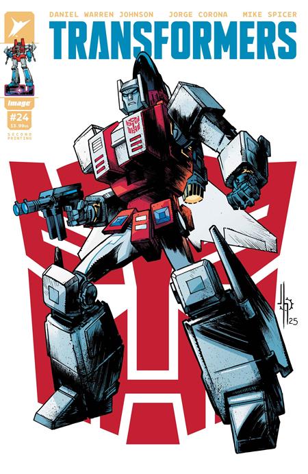 TRANSFORMERS #24 2ND PTG CVR B JASON HOWARD AUTOBOT VAR (10/29/2025) (Copy)