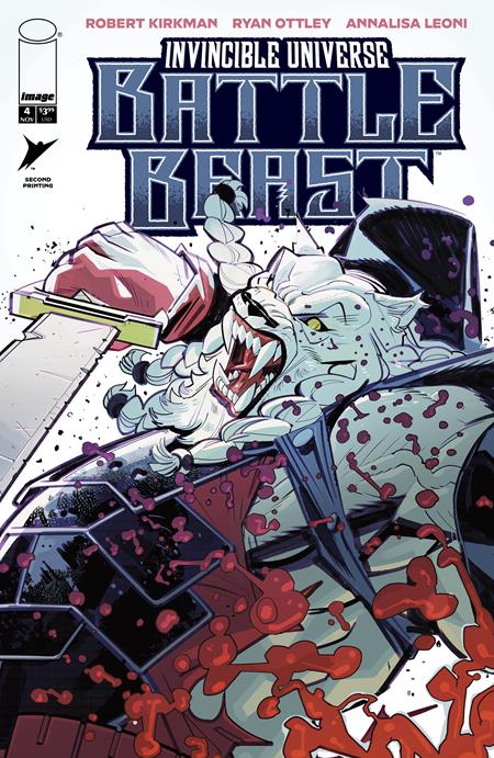 INVINCIBLE UNIVERSE BATTLE BEAST #4 2ND PTG CVR B JASON HOWARD SWORD VAR (11/19/2025)