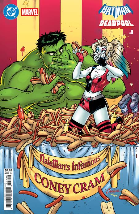 DC MARVEL BATMAN DEADPOOL #1 (ONE SHOT) CVR F AMANDA CONNER HARLEY QUINN HULK CARD STOCK VAR (11/19/2025)
