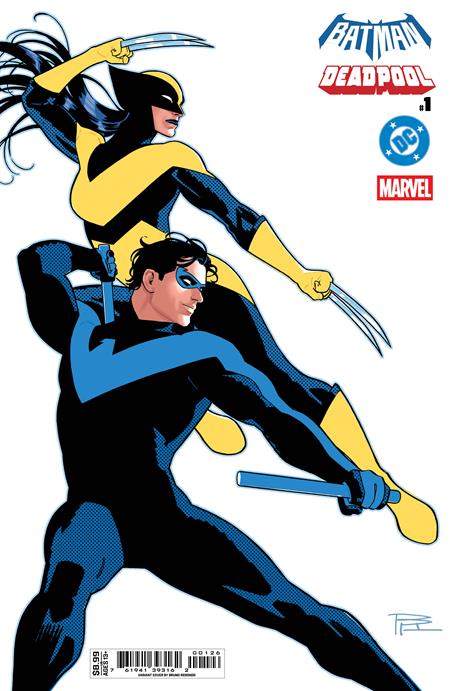 DC MARVEL BATMAN DEADPOOL #1 (ONE SHOT) CVR O BRUNO REDONDO NIGHTWING X-23 CARD STOCK VAR (11/19/2025)
