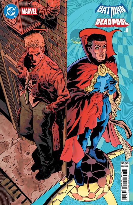 DC MARVEL BATMAN DEADPOOL #1 (ONE SHOT) CVR P HAYDEN SHERMAN CONSTANTINE DR STRANGE CARD STOCK VAR (11/19/2025)