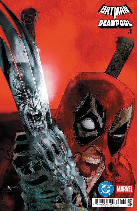 DC MARVEL BATMAN DEADPOOL #1 (ONE SHOT) CVR Q BILL SIENKIEWICZ INCREDIBLE HULK 340 HOMAGE CARD STOCK VAR (11/19/2025)
