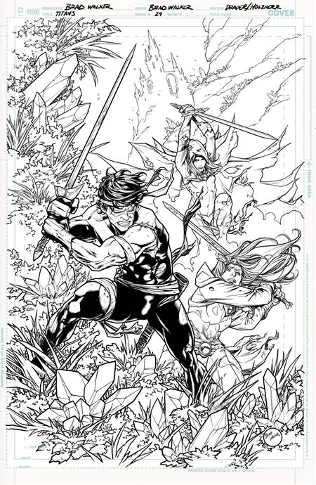 TITANS #29 CVR B BRAD WALKER CARD STOCK VAR (DC K.O.) (11/19/2025)