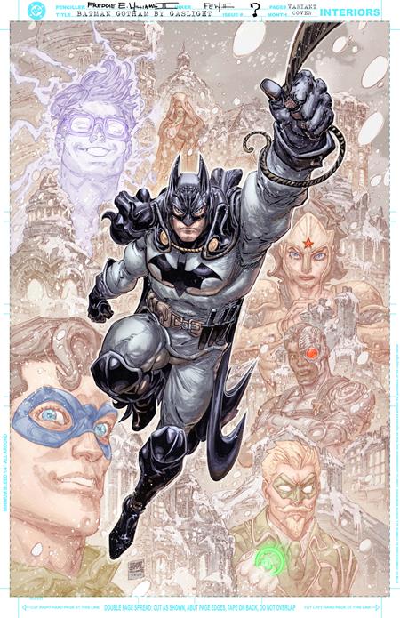 BATMAN GOTHAM BY GASLIGHT A LEAGUE FOR JUSTICE #5 (OF 6) CVR C FREDDIE E WILLIAMS II CARD STOCK VAR (11/12/2025)