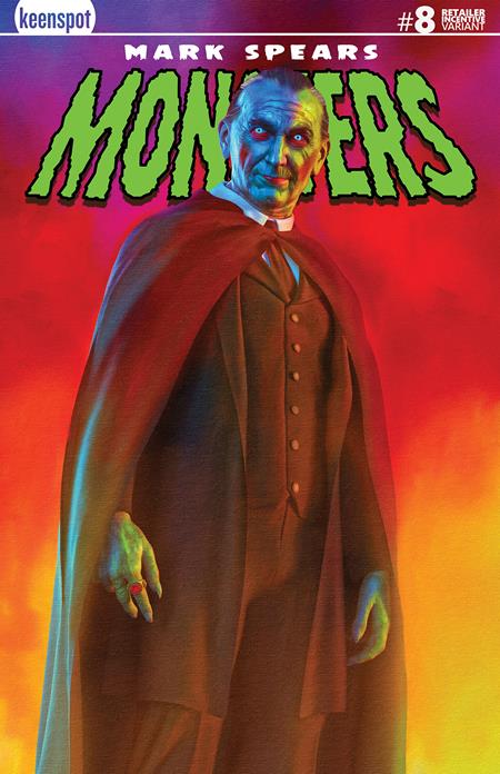 MARK SPEARS MONSTERS #8 CVR B INC 1:250 MARK SPEARS HOLOFOIL VAR (11/26/2025)