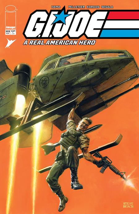 GI JOE A REAL AMERICAN HERO #322 CVR C INC 1:10 STEVE BEACH GEARS OF JOE VAR (11/12/2025) (Copy)