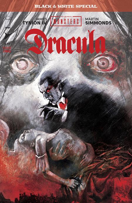 UNIVERSAL MONSTERS DRACULA BLACK & WHITE SPECIAL #2 (OF 2) CVR A MARTIN SIMMONDS (11/26/2025)