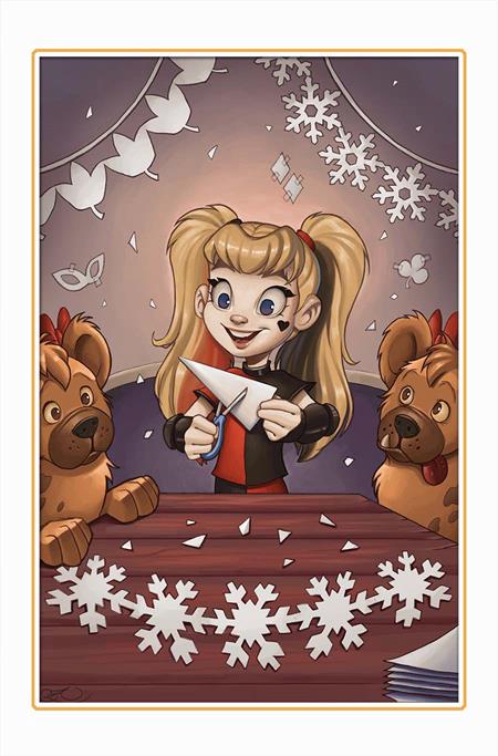 HARLEY QUINN #46 CVR D CHRISSIE ZULLO DC WINTER WONDERLAND CARD STOCK VAR (12/25/2024)