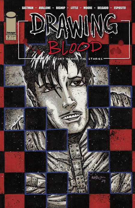 DRAWING BLOOD #9 (OF 12) CVR C KEVIN EASTMAN CHECKERED VAR (3/19/2025)