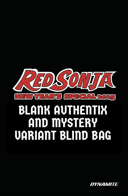 RED SONJA NEW YEARS SPECIAL 2025 #1 (ONE SHOT) CVR D BLIND BAG VAR (12/31/2025)