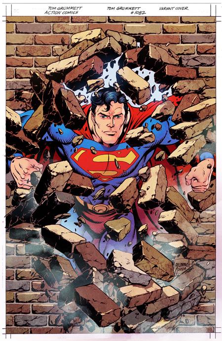 ACTION COMICS #1082 CVR D INC 1:25 TOM GRUMMETT CARD STOCK VAR (1/8/2025)