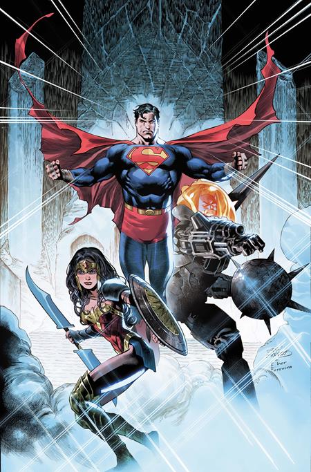 JUSTICE LEAGUE UNLIMITED #15 CVR C EDDY BARROWS & EBER FERREIRA CARD STOCK VAR (DC K.O.) (1/28/2026)