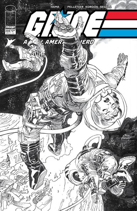 GI JOE A REAL AMERICAN HERO #324 CVR B ANDY KUBERT B&W VAR (1/14/2026)