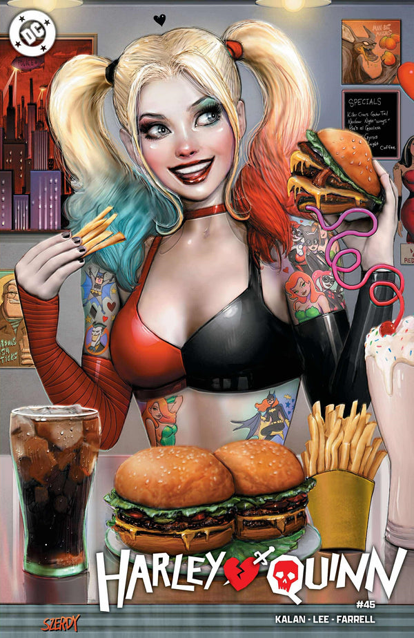 HARLEY QUINN #45 NATHAN SZERDY EXCLUSIVE VARIANT (11/27/2024) SHIPS 12/27/2024