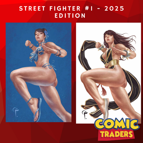 STREET FIGHTER #1 - 2025 EDITION FELIX LEON EXCLUSIVE VIRGIN VARIANT 2 PACK (7/23/2025) SHIPS 8/23/2025