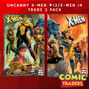UNCANNY X-MEN #12/ X-MEN #14 TYLER KIRKHAM EXCLUSIVE CONNECTING TRADE VARIANT 2 PACK (4/2/2025) SHIPS 5/2/2025 BACKISSUE